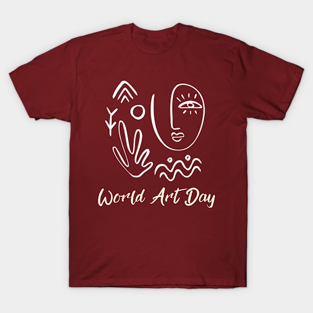 World Art Day T-Shirt by stressless